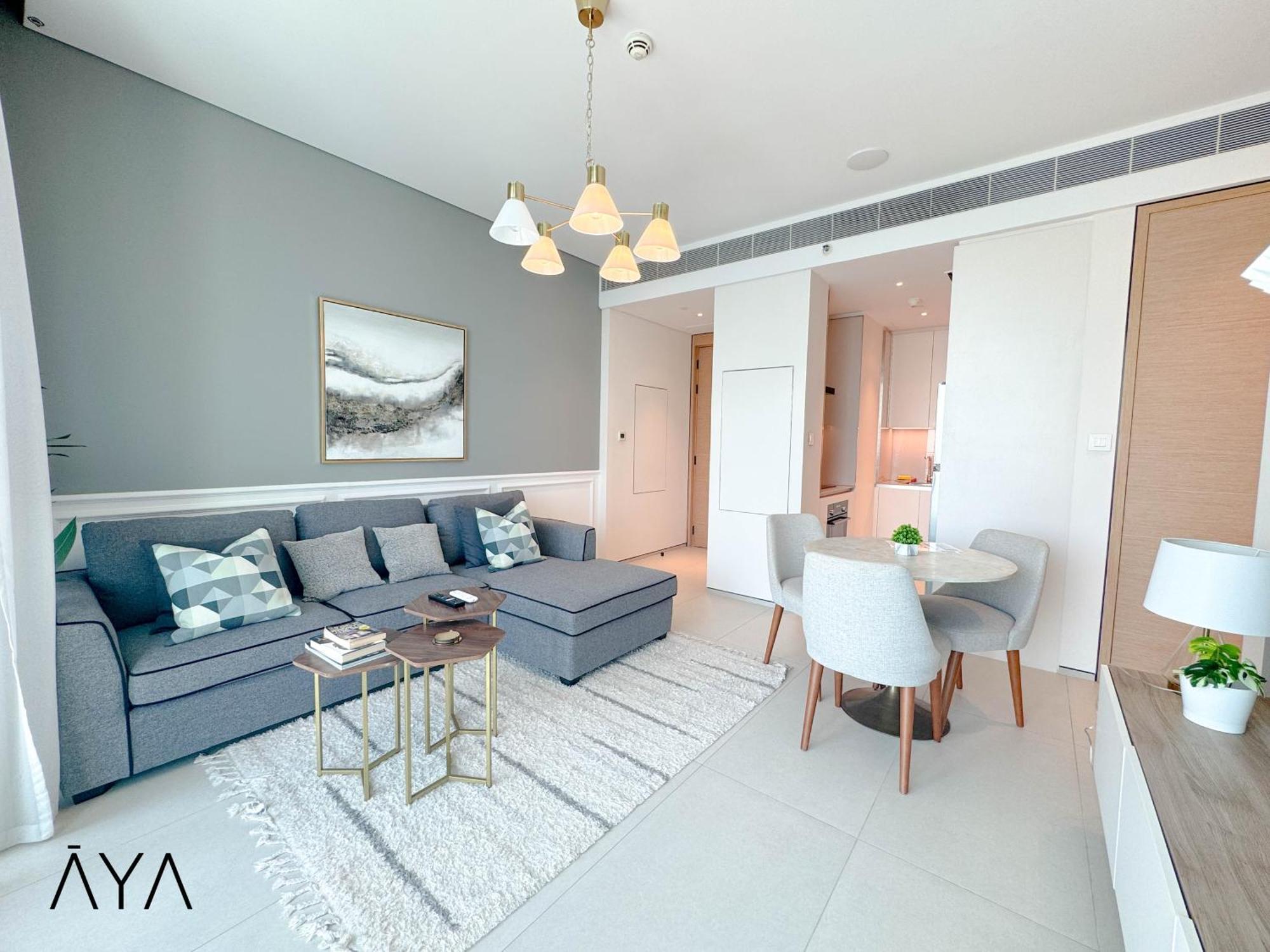Jumeirah Gate Tower 1 - Stylish Apartment With Pool & City Views Dubai Exterior foto